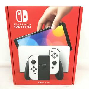 ■未使用Switch本体【Nintendo Switch 本体 有機ELモデル ホワイト】販売店舗印有/1円～/送料無料/ニンテンドースイッチ本体（S060601）