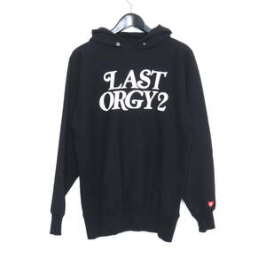 UNDERCOVER × HUMAN MADE 22SS LAST ORGY 2 GDC PIZZA HOODIE ブラック Lサイズ ヒューマンメイド アンダーカバー ピザスウェットパーカー