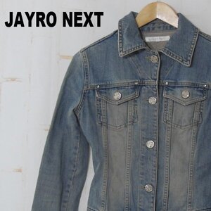 ジャイロネクストJAYRO NEXT■デニムジャケット ラインストーン インディゴ染め■M■ブルー系 ※NK3n17319