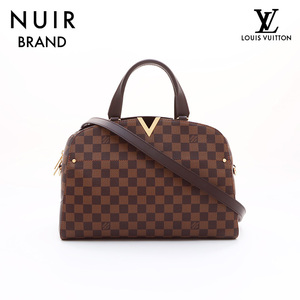 ルイ・ヴィトン LOUIS VUITTON ハンドバッグ TJ2137 ダミエ ケンジントン ブラウン