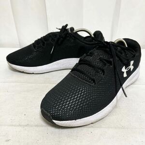 和333★ UNDER ARMOUR Charged Pursuit アンダーアーマー チャージドパススルー ランニングシューズ ジョギング 26.5 ブラック メンズ