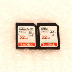 送料無料■SanDisk Ultra SDHCカード 32GB Class10 2枚