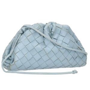 ボッテガヴェネタ BOTTEGA VENETA ミニ ザ・ポーチ イントレチャートレザーショルダーバッグ 中古 BS99