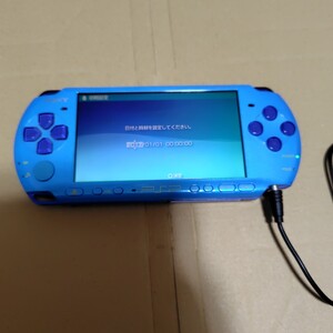 PSP 本体 スカイブルー マリン プレイステーションポータブル SONY PSP3000