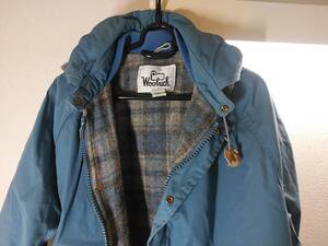 通常の古着程度★vintage★アメリカ製★Woolrich★ウールリッチ★マウンテンパーカー★ブルー