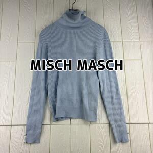MISCH MASCH ブルーハイネック　サイズ38(M)