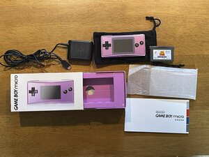 ゲームボーイミクロ GAME BOY micro パープル、箱付き