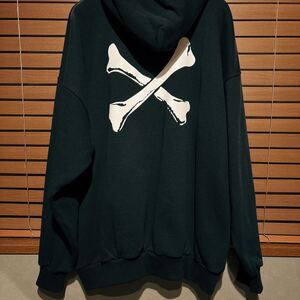 送料無料 極美品 WTAPS ダブルタップス 22AW CROSS BONES HOODY クロスボーン フーディー パーカー 黒 4 XL Supreme スウェット