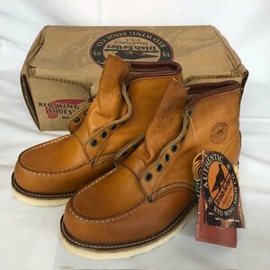 【激レア】デッドストック REDWING(レッドウィング) 6インチブーツ Irish Setter 875-3 犬刻印 SIZE：7 1/2 E (25.5cm) ※箱付き（063111）