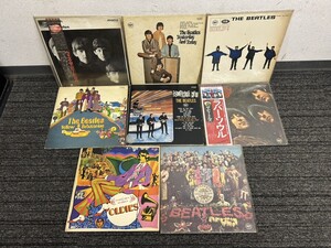 A3 The Beatles ビートルズ LP レコード まとめて 8点 帯付き含 EAS-70131 赤盤 ウィズ・ザ・ビートルズ ラバーソウル HELP 等 洋楽