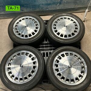 TA-71 激安 ホイール ホンダ アコード 純正 15インチ 6J +55 4H 114.3 205/55R15 4本セット( アコードクーペ インスパイア トルネオ 現状品