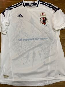 2012 日本代表AWAYユニフォーム　ADIDAS社製アディダスジャパン　本田圭佑　香川真司　清武弘嗣　遠藤保仁　長友佑都　長谷部誠　吉田麻也