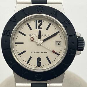 BVLGARI ブルガリ ALUMINIUM AL29A クォーツ腕時計 稼働品