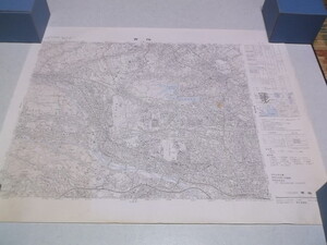 )　青梅　5万分の1　古地図 ポスター　昭和56年3月　国土地理院　※管理番号536