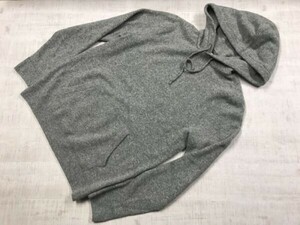 アバクロンビー＆フィッチ Abercrombie&Fitch Vガゼット アメカジ ストリート 古着 ニット プルオーバー パーカー メンズ M グレー