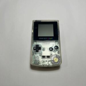 Nintendo Game boy CGB-001 Clear BodyRank「A」 PlayOK ：任天堂 ニンテンドー ゲームボーイカラー クリア 画面ほぼ傷なし 使用感少ない