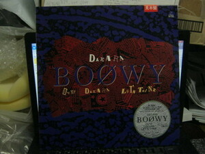 BOOWY ボウイ / OUT!! ; DAKARA ; LET’S THINK レア 帯代わりステッカー付 12” 氷室京介 布袋寅泰 松井恒松 高橋まこと