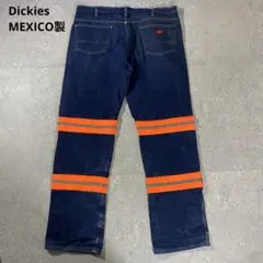 Dickies メキシコ製 デニム リフレクター ワークパンツ W36