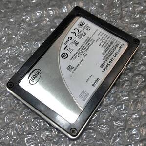 【中古パーツ】2.5 SATA SSD 1台　正常 INTEL SSDSA2CW080G3 80GB 使用時間1527H ■SSD6036