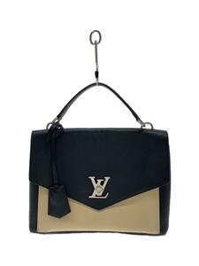 LOUIS VUITTON◆M54878/マイロックミー・サッチャル/ハンドバッグ/牛革/BLK/LV/ロゴ