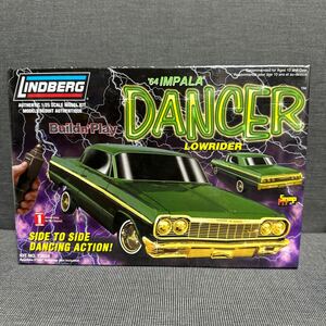 リンドバーグ 1/25 新品未組立 1964 シボレーインパラ ローライダー LOWRIDER ハイドロギミック ホッピングラジコン impala ゴールド