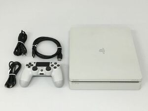 K18-147-0615-051【中古】PlayStation 4/PS4 本体 海外版「CUH-2006A」グレイシャー・ホワイト 500GB ※動作確認済み