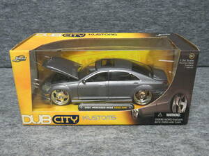 ●ジャダトイズ 2007 メルセデスベンツ S550 AMG 1/24 Jada Toys DUB CITY KUSTOMS【未使用品】