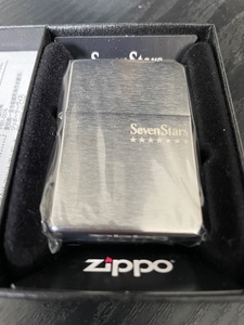 新品 未使用品 2016年製 ZIPPO ジッポ Seven Stars セブンスター シルバー 銀 オイル ライター USA 懸賞品