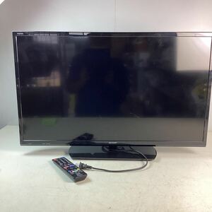 d5489 SHARP 液晶テレビ LC-3252 32インチ シャープ リモコン付 液晶カラーテレビ アクオス AQUOS 2018年製 通電確認済 中古