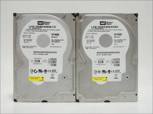 WD 3.5インチHDD WD1600BB 160GB IDE 2台セット #12881