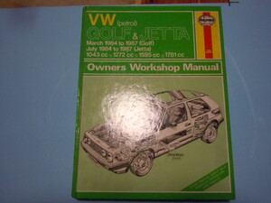 Haynes VW GOLF&JETTA Owners Workshop Manual 1984~1987