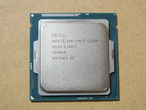 ●Intel Pentium G3240 SR1K6 3.10GHz Haswell LGA1150 2コア 2スレッド 動作良好 ② (Ci0355)