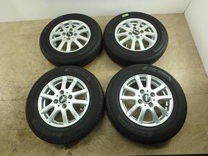 中古 ヨコハマ タイヤホイール 145/80R13　4本　夏　社外アルミ付