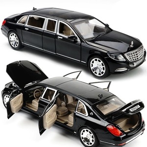 【送料無料】 1/24 メルセデスベンツ マイバッハ Mercedes Benz MYBACH S600 モデルカー ミニカー ヘッドライト点灯 プルバック式