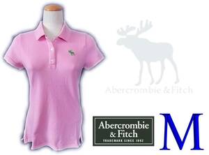 ABERCROMBIE & FITCH【ポロシャツ】M 【管22-2】送料￥１８５