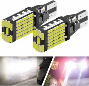 T16/T15【ホワイト】 XADMIN LED バックランプ T15 / T16 W16W ランプ CANBUS 45連 401