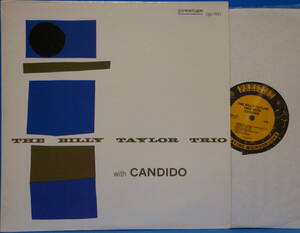 OJC PRESTIGE 即決LP THE BILLY TAYLOR TRIO WITH CANDIDO ビリー・テイラー