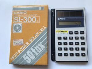 昭和レトロ★CASIO電卓・SL-300c★新品値下げ