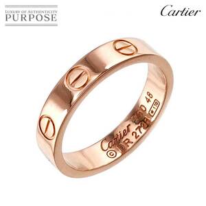 カルティエ Cartier ミニラブ #48 リング K18 PG ピンクゴールド 750 指輪 Mini Love Ring 90229053