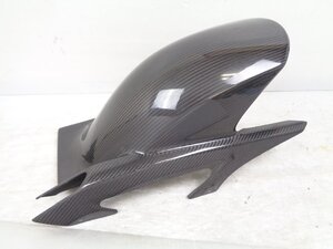 ZX14R ZX-14R High Grade 12-21 マジカルレーシング 綾織 カーボン リアフェンダー インナー 良品【F512】