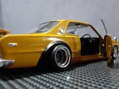 Hachette 1/24 日産 ハコスカ GT-R カスタム改 サファリ