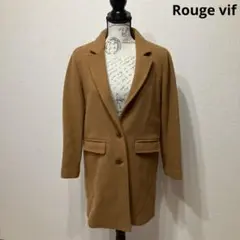 Rouge vif ルージュヴィフ チェスターコート ウール レオパード