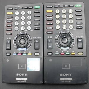 S2830『送料無料』【スピード発送 2点セット】RMF-JD006 SONY ソニー 純正 リモコン送信機 RC TV 映像機器 テレビ