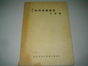 ●第十回●群馬県展書道●作品集●即決