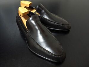 美品 グッチ 40.5E GUCCI ドレスローファー シャープトゥ 黒 8855