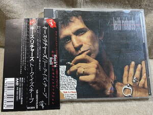 KEITH RICHARDS - TALK IS CHEAP VJD-32074 国内初版 日本盤 税表記なし3200円盤 帯付 廃盤 レア盤