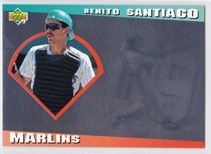 【ホログラムカード】1993Upper Deck #14 Benito Santiago