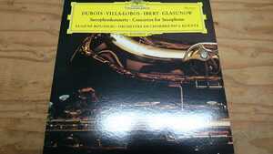 Dubois・Villa-Lobos・lbert・Glasunow-Eugene Rousseau Orchestra De Chambre Paul Kuentz-Saxophonkonzerte・Concertos For Saxophone