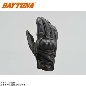 DAYTONA デイトナ 18914 HBG-130 パンチングメッシュプロテクターカウレザーグローブ ブラック サイズ:XL