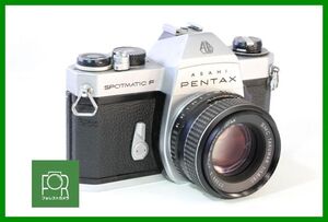 【同梱歓迎】実用■ペンタックス PENTAX SPOTMATIC F ボディ+SMC 55mm F1.8■シャッター全速完動・露出計不良■EE990